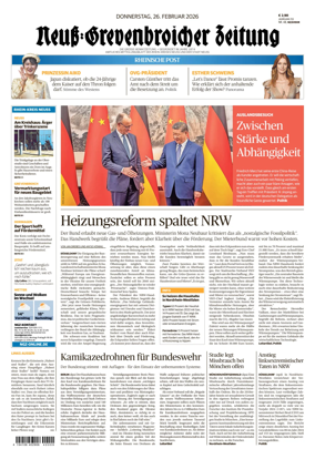 Cover of Neuss-Grevenbroicher Zeitung Neuss
