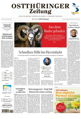 Cover of Ostthuringer Zeitung (Saale-Holzland-Kreis)