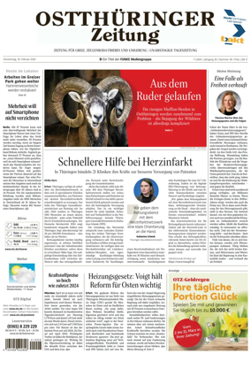 Cover of Ostthuringer Zeitung (Zeulenroda-Triebes)