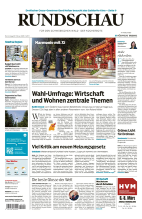 Cover of Rundschau fur den Schwabischen Wald – Der Kocherbote