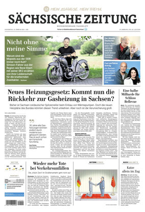 Cover of Sachsische Zeitung (Hoyerswerda)