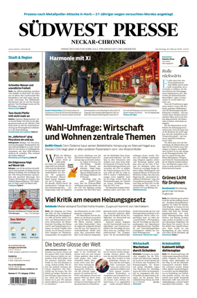 Cover of SUDWEST PRESSE - Neckar-Chronik