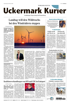 Cover of Templiner Zeitung