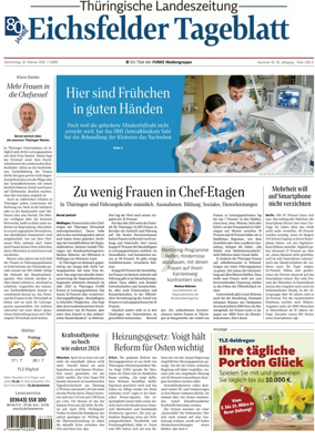Cover of Thuringische Landeszeitung (Eichsfeld)