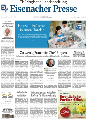 Cover of Thuringische Landeszeitung (Eisenach)