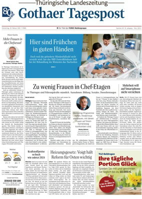 Cover of Thuringische Landeszeitung (Gotha)