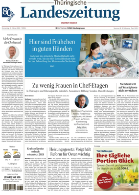 Cover of Thuringische Landeszeitung (Unstrut-Hainich-Kreis)
