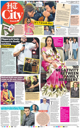 Cover of Hindustan Times (Ranchi) - Live