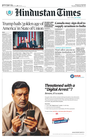 Cover of Hindustan Times Uttarakhand