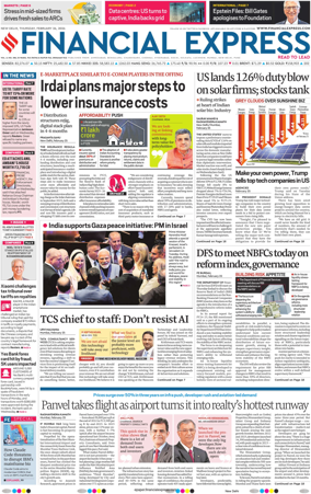 Cover of The Financial Express