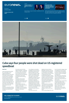 Cover of EuroNews (English Edition)