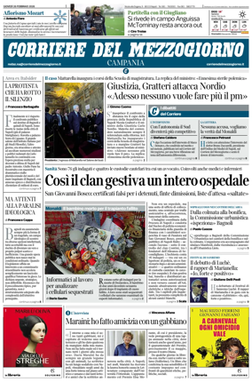 Cover of Corriere del Mezzogiorno (Campania)