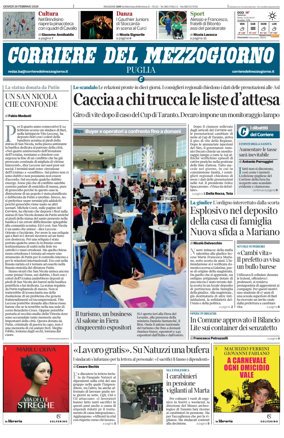 Cover of Corriere del Mezzogiorno (Puglia)