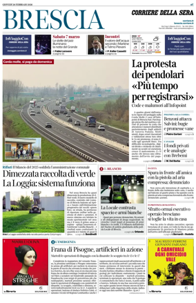 Cover of Corriere della Sera (Brescia)