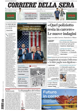 Cover of Corriere della Sera