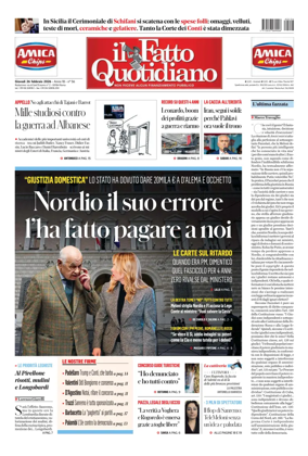 Cover of Il Fatto Quotidiano