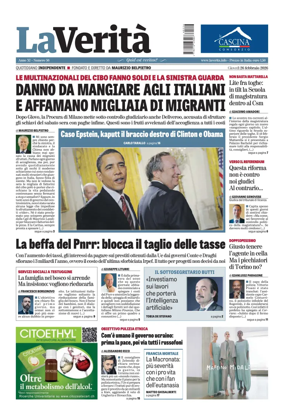 Cover of La Verita (Italia)