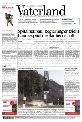 Cover of Liechtensteiner Vaterland