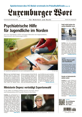 Cover of Luxemburger Wort