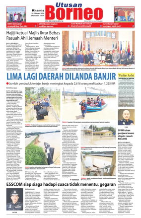 Cover of Utusan Borneo (Sabah)