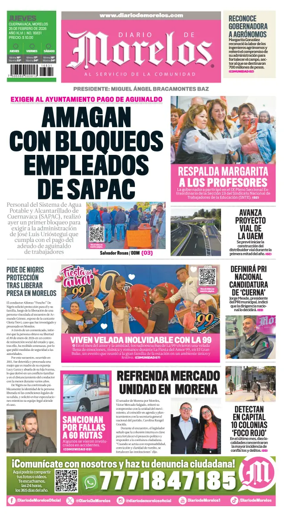 Cover of Diario de Morelos