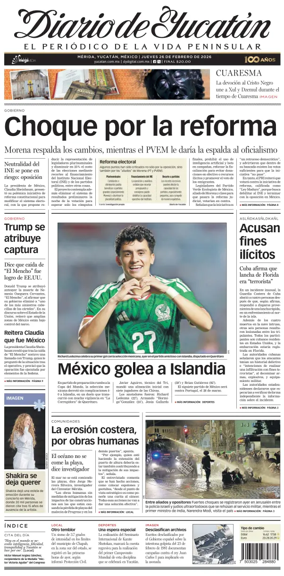 Cover of Diario de Yucatan