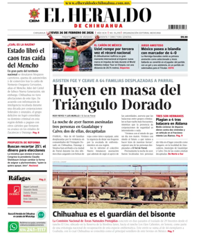Cover of El Heraldo de Chihuahua