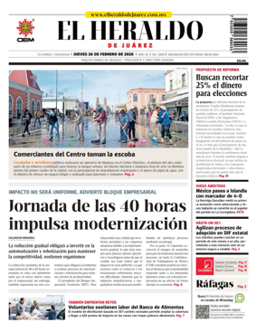 Cover of El Heraldo de Juarez