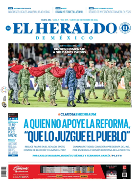 Cover of El Heraldo de Mexico