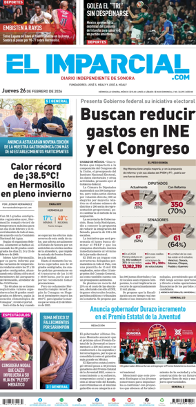 Cover of El Imparcial