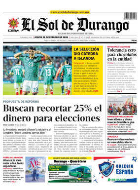 Cover of El Sol de Durango
