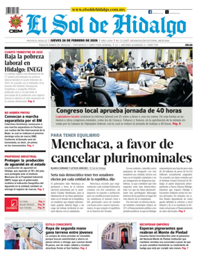 Cover of El Sol de Hidalgo