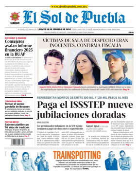 Cover of El Sol de Puebla