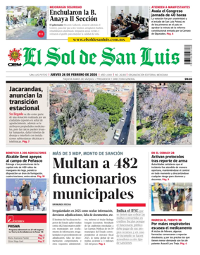 Cover of El Sol de San Luis Potosi