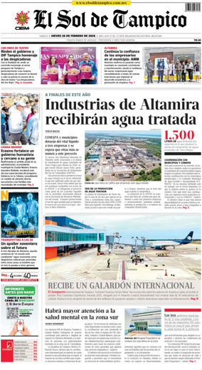 Cover of El Sol de Tampico