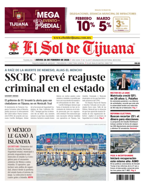 Cover of El Sol de Tijuana