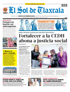 Cover of El Sol de Tlaxcala