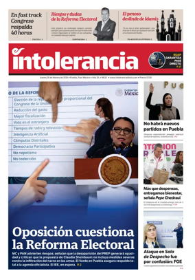 Cover of Intolerancia Diario
