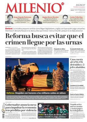 Cover of Milenio Jalisco