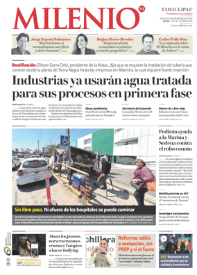 Cover of Milenio Tamaulipas