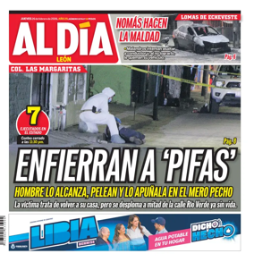Cover of Periodico Al Dia (Leon)