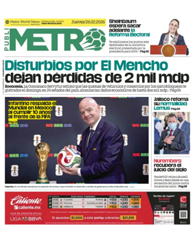 Cover of Publimetro Guadalajara