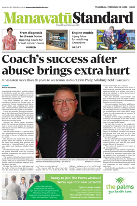 Cover of Manawatu Standard