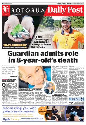Cover of Rotorua Daily Post