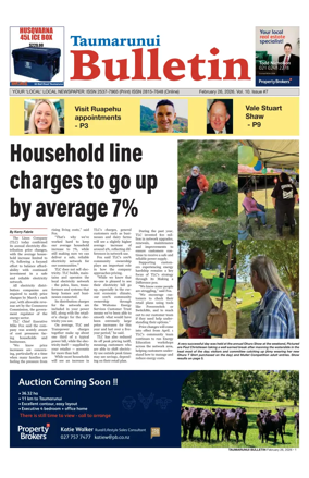 Cover of Taumarunui Bulletin