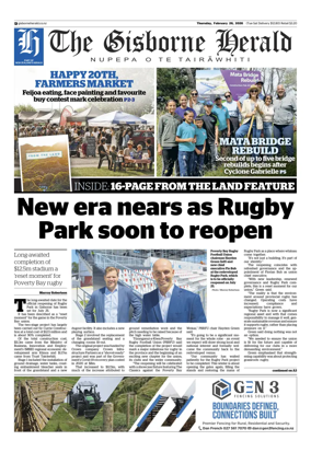 Cover of The Gisborne Herald