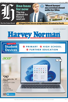 Cover of The New Zealand Herald