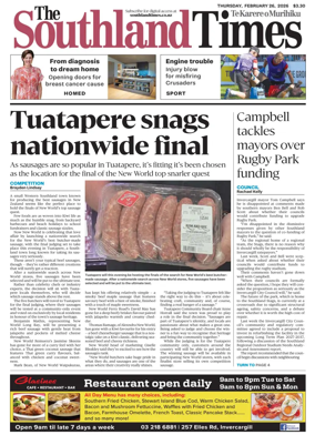 Cover of The Southland Times