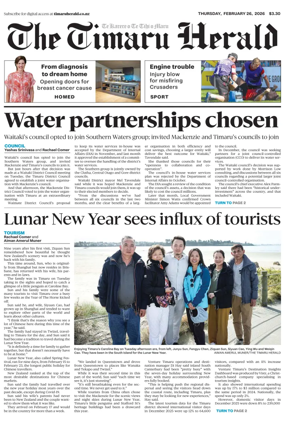 Cover of The Timaru Herald
