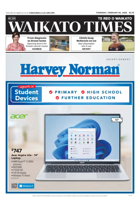 Cover of Waikato Times